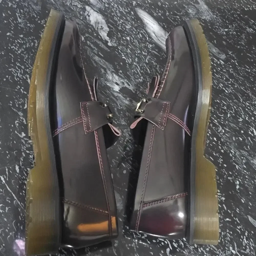 BRAND NEW DR MARTENS ADRIAN SNAFFLE SMOOTH LEATHE LOAFERS